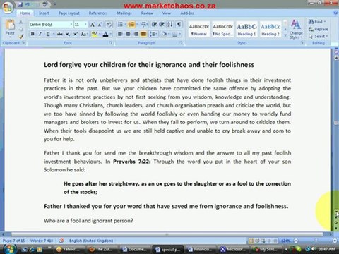 Prayers for Forgiveness and for Financial Blessings