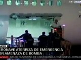 Avión aterriza de emergencia en Brasil por amenaza de bomba