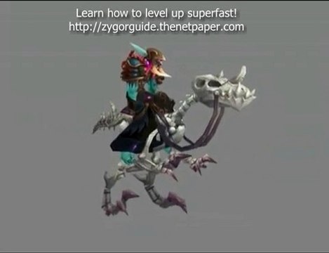 WoW Cataclysm Skeletal Raptor Mount