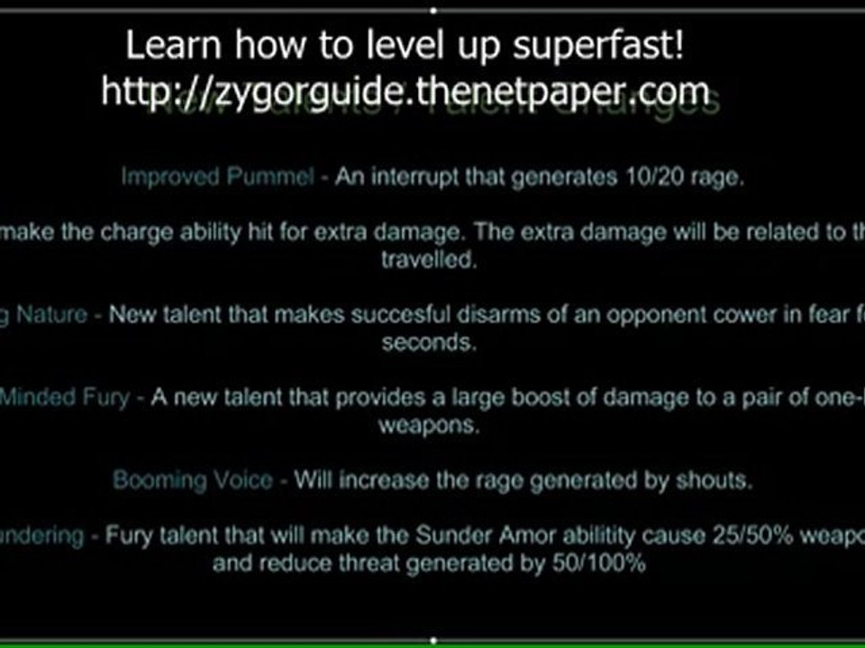 World of Warcraft Cataclysm - NEW Leaked Warrior