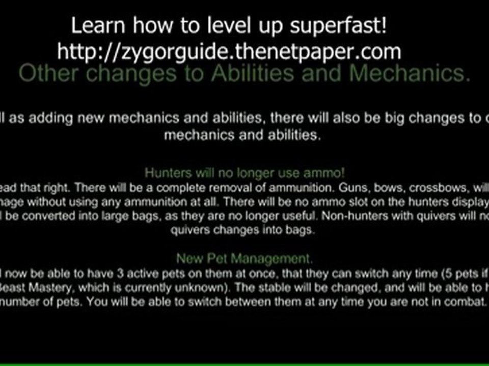 World of Warcraft Cataclysm - Leaked Hunter