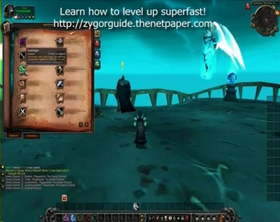 World of Warcraft Cataclysm Worgen Death Knight Gameplay