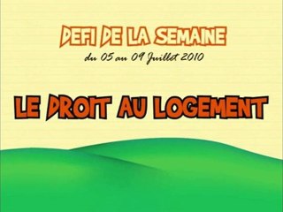 [8 Semaines, 8 Défis] - Le Droit au Logement