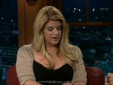 Kirstie Alley Craig Ferguson April 2010