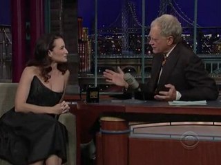 Kristin Davis ~ David Letterman (2009-10-08)