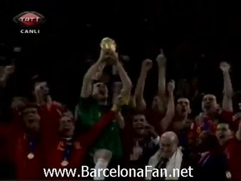 2010 Dünya Kupası Final Kupa Töreni İzle