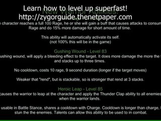 World of Warcraft Cataclysm - NEW Leaked Warrior