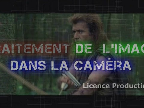 Traitement de l'image dans la caméra - émission scientifique