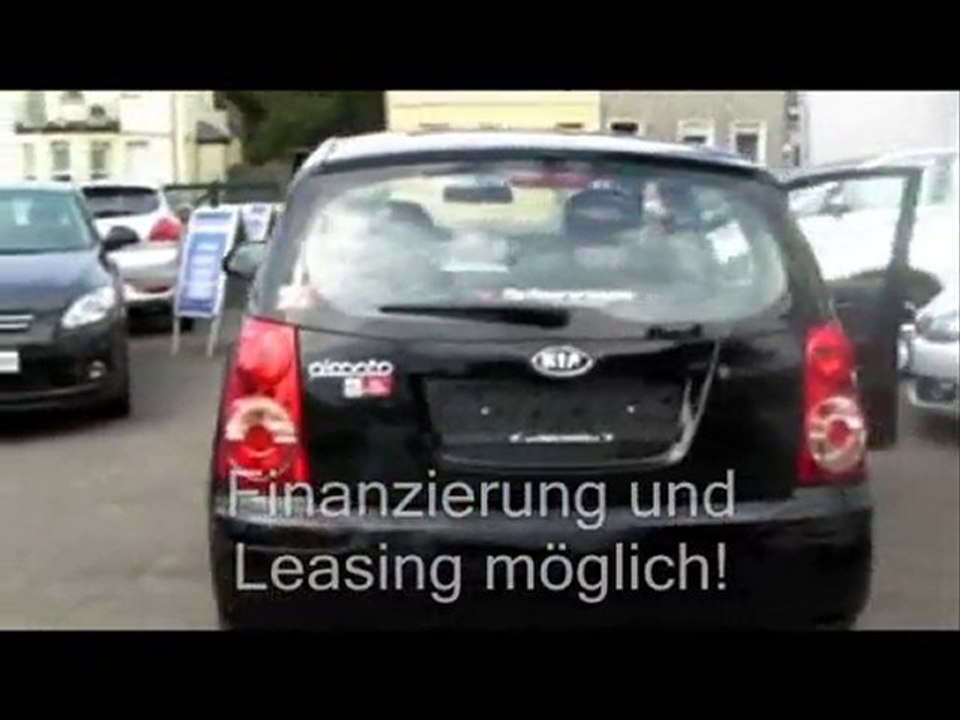 Kia Picanto 1,0 Eu-Fahrzeug aus 2010 in schwarz