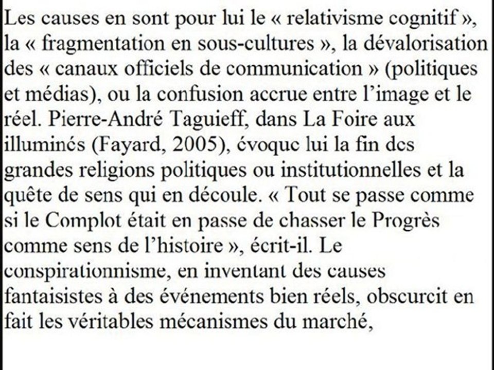 LLP-L'Anti-Impérialisme et Complots