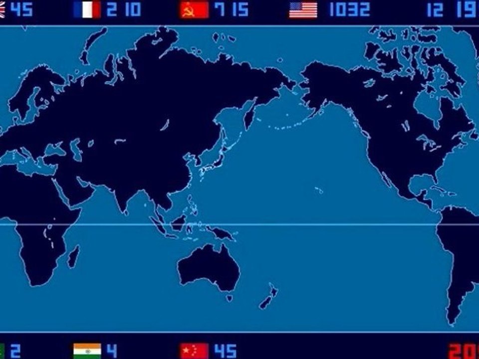 bombes atomique depuis 1945