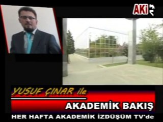 YUSUF ÇINAR İLE AKADEMİK BAKIŞ PROGRAMI