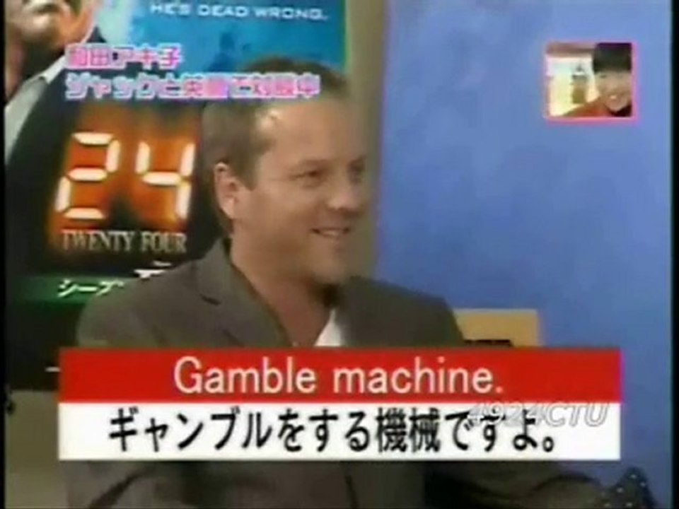 Kiefer Sutherland interview in Japan 2005