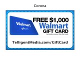 Corona Walmart - Get Your $1,000 Walmart Gift Card