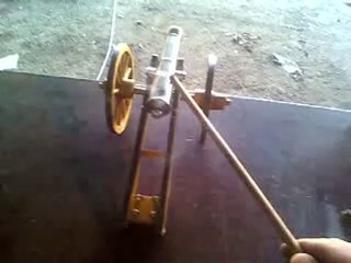 mini canon a poudre noir