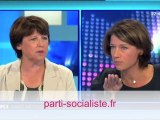 Martine Aubry réagit aux propos de Nicolas Sarkozy