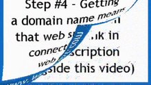 Getting A Domain Name - How To Make My Own Web Site Part 4
