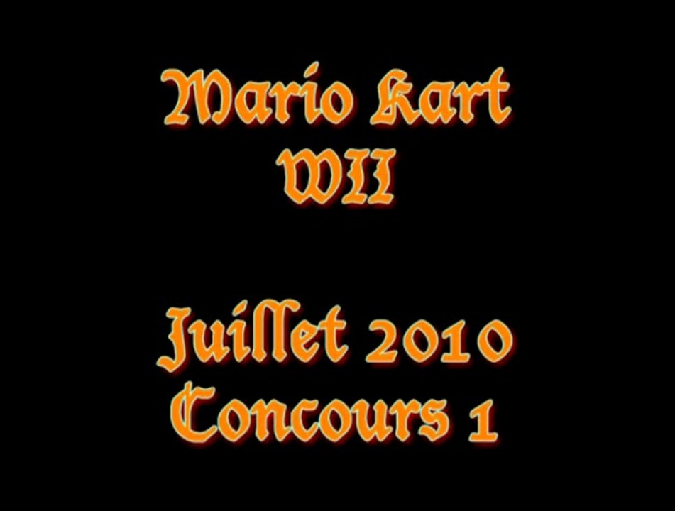 Mario Kart WII - Concours de Juillet 2010 n° 1