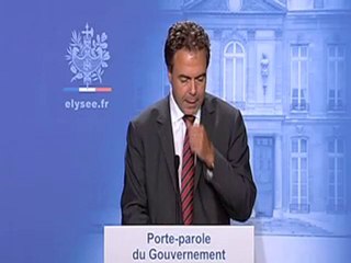 Compte-rendu du Conseil des ministres - 13.07.2010