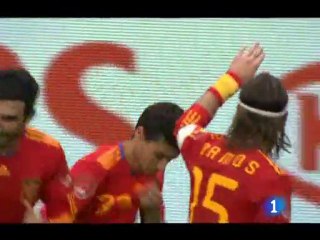 Gol de Navas con la selección (España 1-Corea 0)