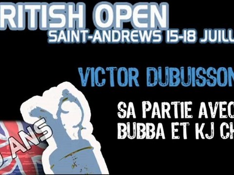 St Andrews 2010 : Dubuisson avec Bubba Watson et Choi