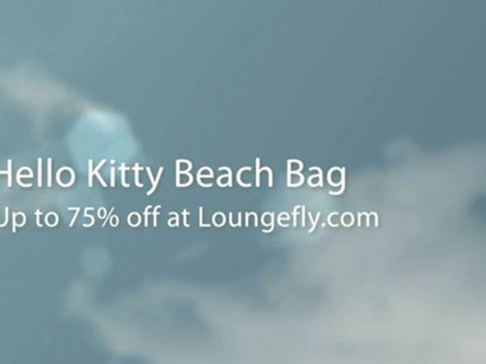 Hello Kitty Beach Bag Look Cool at the Beach
