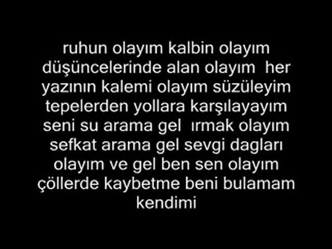 senden ayrı geçen günler gözlerimde yaş oldu