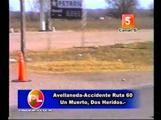 Accidente Ruta 60