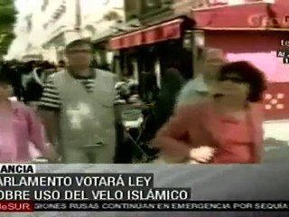 Parlamento francés vota ley de prohibición del velo en lug