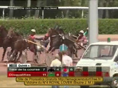 Vidéo Quinté PRIX DES SABLES-D'OLONNE 13 juillet 2010