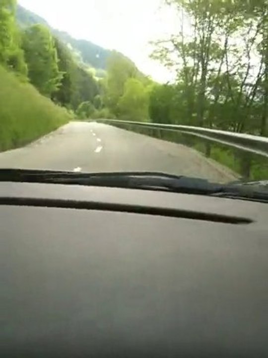 Porsche Boxster en montagne