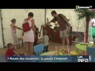 Route des vacances: La pause s'impose! (Normandie)