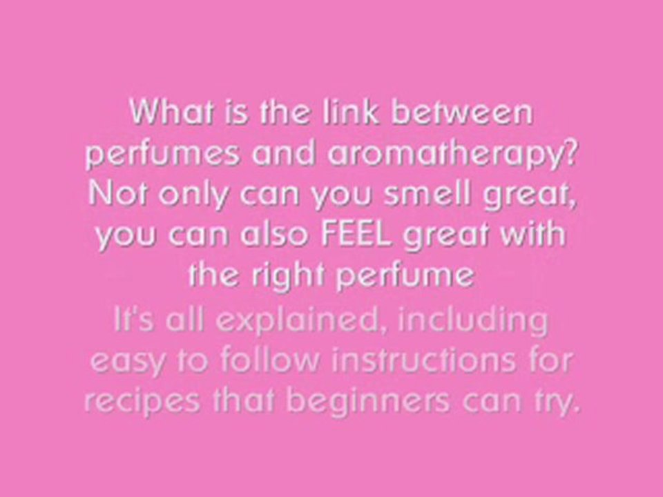 Make Homemade Perfume: Recipes