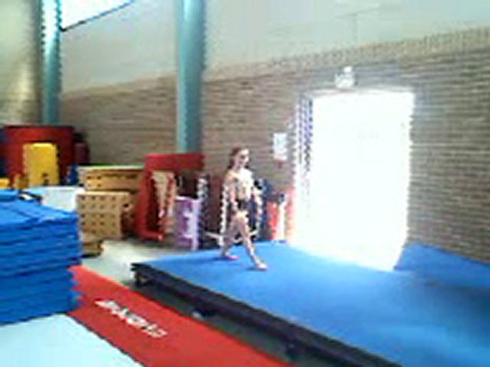 Rondade-Tempo - Salto arrière sur le trampo :)