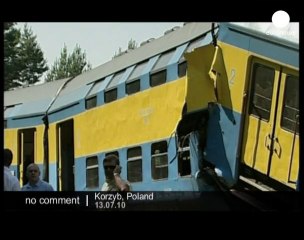 A collision between two passenger trains in... - no comment