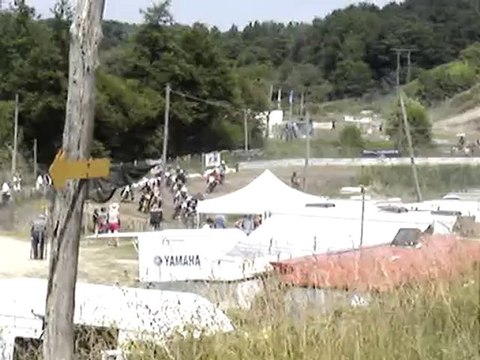 Le départ de la 1ère manche vintage Baugé juillet 2010