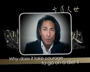 It takes courage to go on a diet