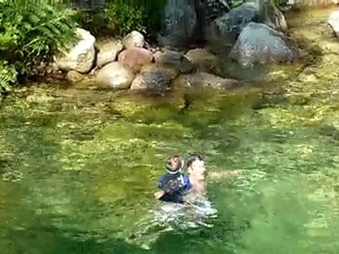 20100701 Nico et papa toboggan torrent 2 Corse