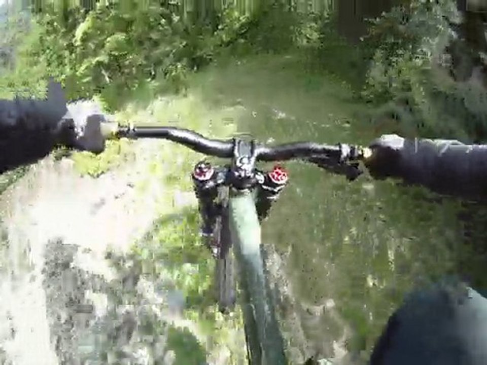 VTT  - descente de puy le bas