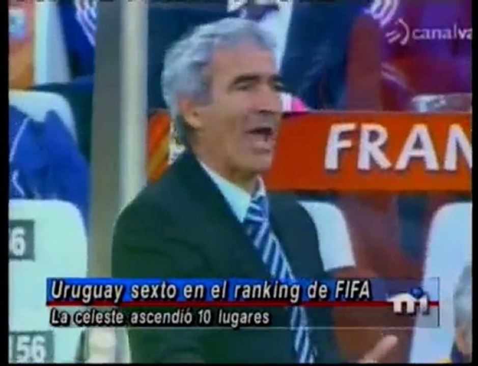 Uruguay- Está sexto en el ranking FIFA