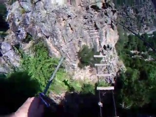 via ferrata pont de singe