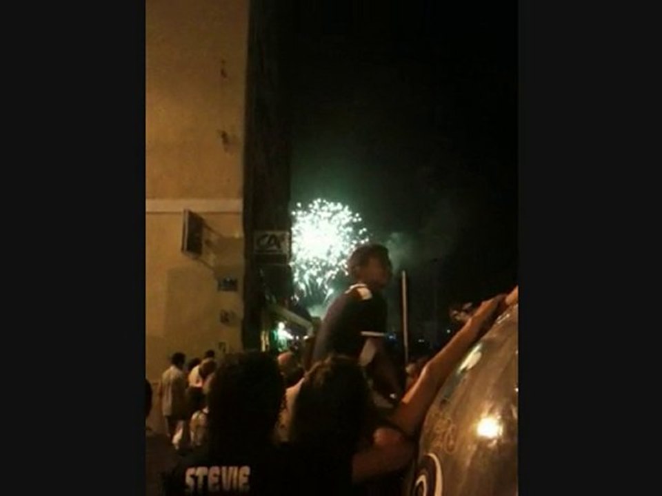 Feux d'artifice au vieux port