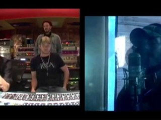 Behind the scenes: Justin & Matt in the studio