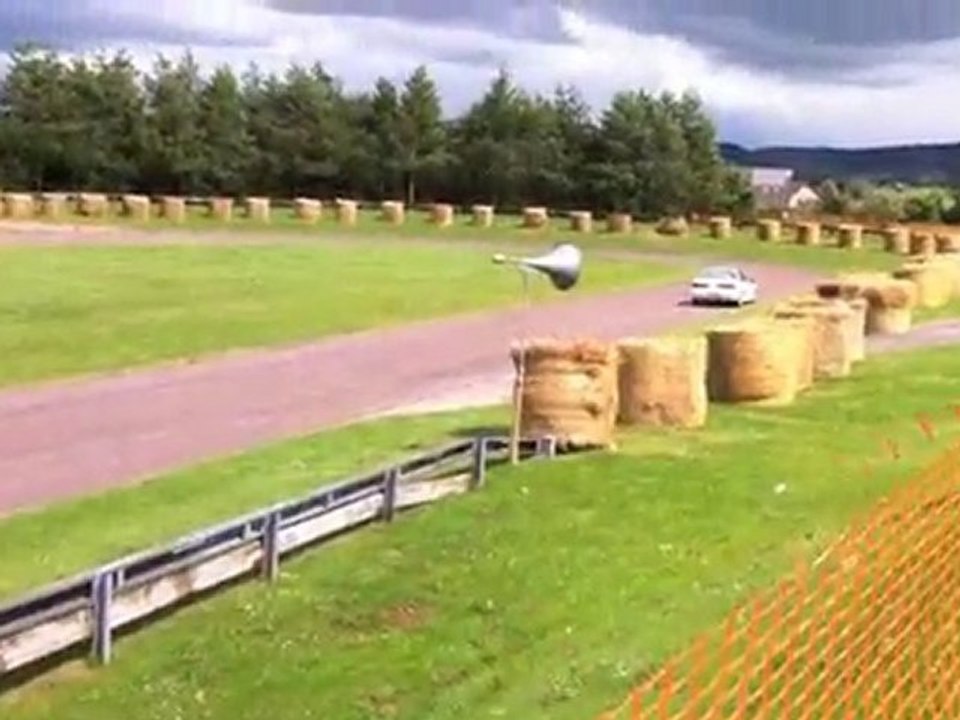 Honda Integra doing a lap of the sprint track at Alford