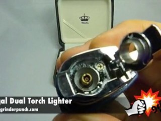 Regal Dual Torch Cigar Lighter