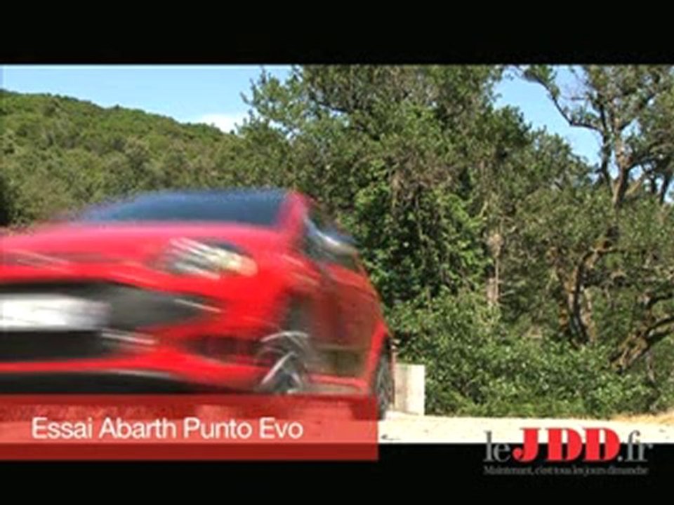 Essai vidéo de l'Abarth Punto Evo