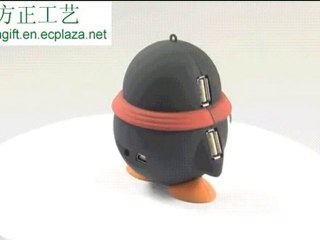 Penguin Shaped 4-Port USB 2.0 Hub