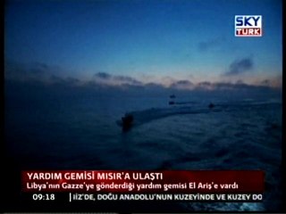 Yardım Gemisi Mısır'a Ulaştı