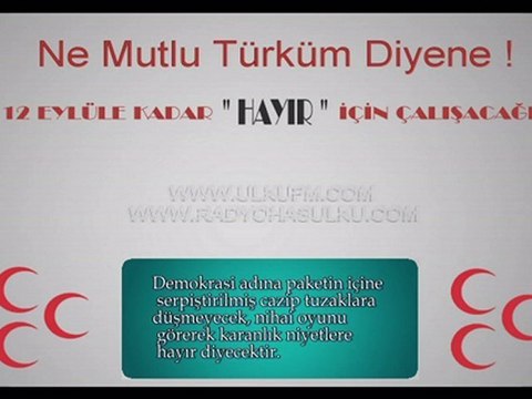 Hayır Hayır Yüz Kere Bin Kere HAYIR