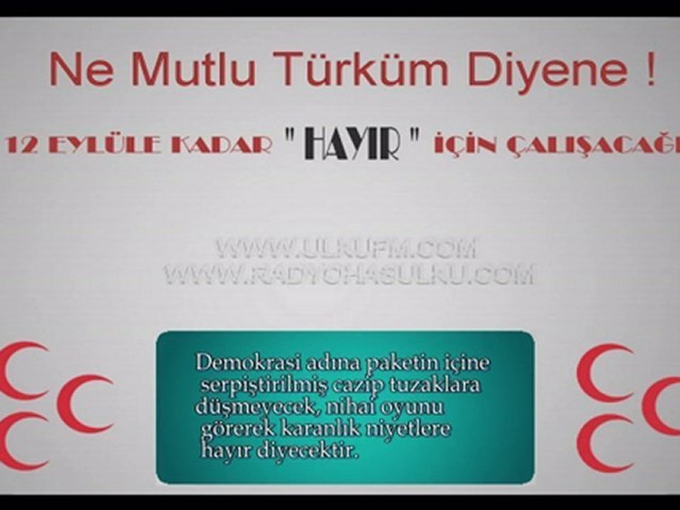 Hayır Hayır Yüz Kere Bin Kere HAYIR